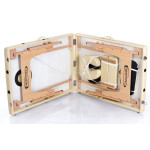 RestPro Classic 2 BEIGE Set Κρεβάτι Μασάζ Φυσικοθεραπείας Βαλίτσα Ξύλινο Massage Table + Massage Bolsters